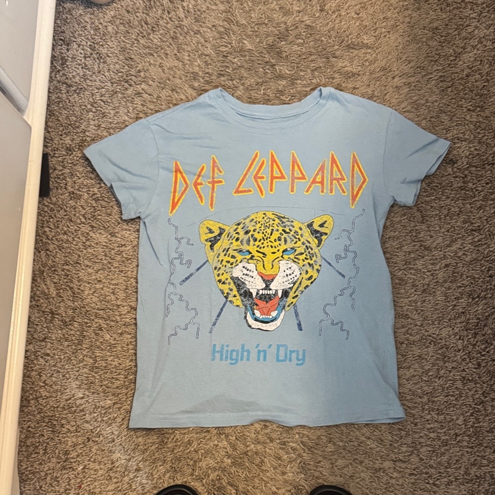 Def Leppard top size xxs